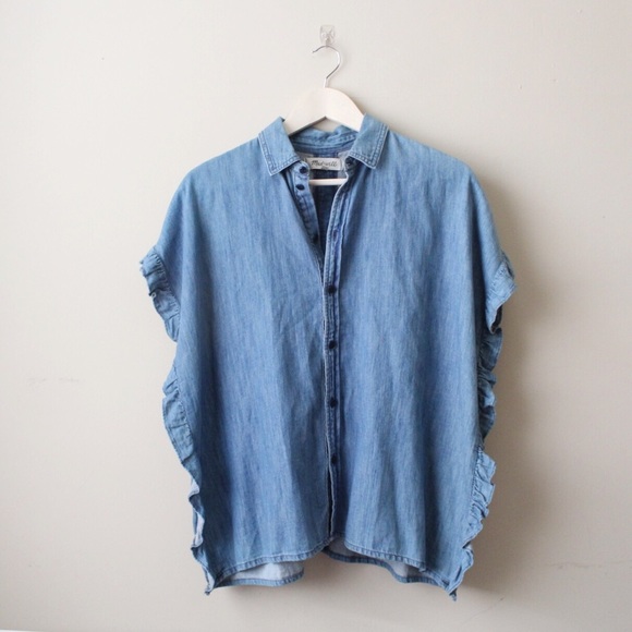 Madewell Ruffle Shirt - Picture 2 of 9